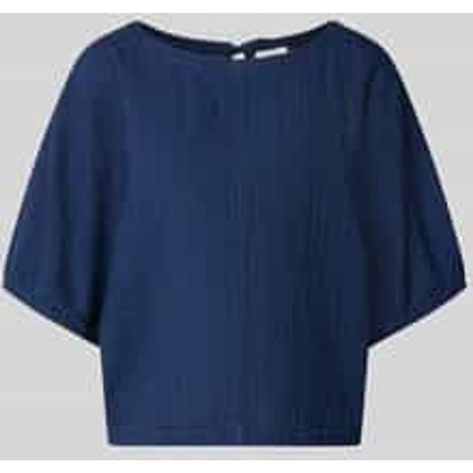 Vrouwelijke Casual Vrouw Blouse met Rimpeling en Strik s.Oliver