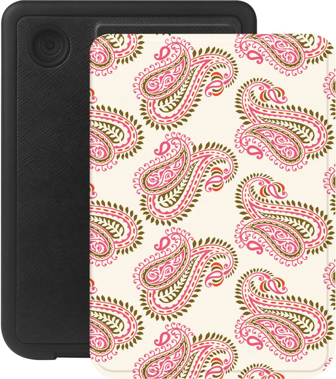 Selencia Vivid Bookcase voor de Kobo Clara Colour / Clara BW - Paisley Blush