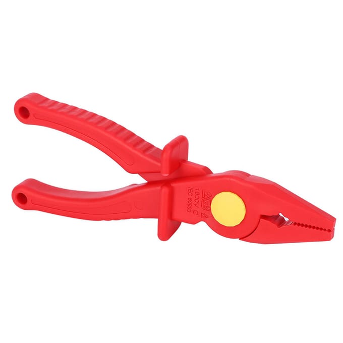Pince coupante multifonctionnelle isolée en plastique, outils manuels pour l'installation d'instruments red