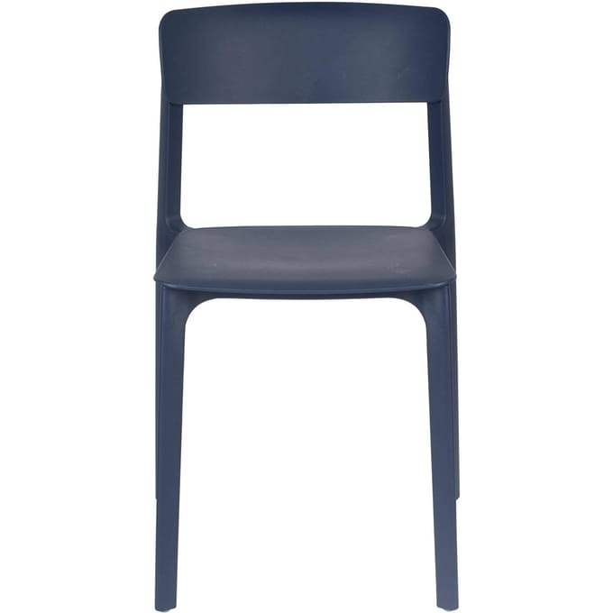 Housecraft Living Clive Tuinstoel/ Eetkamerstoelen Donkerblauw - Set van 4