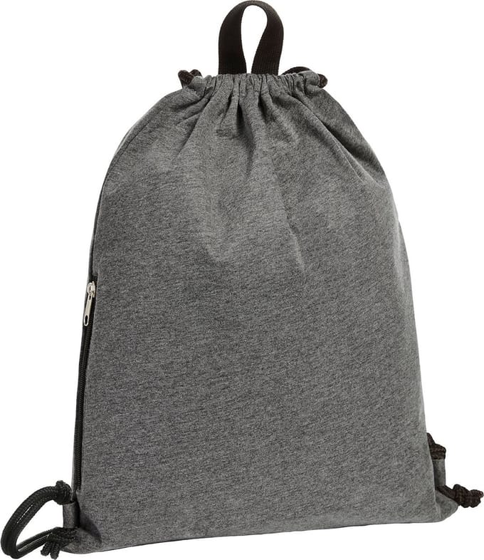 Rugtas Grijs - Drawstring bag Jersey (Antraciet)