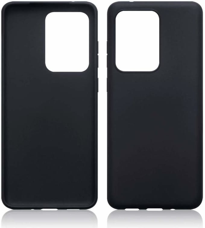 Samsung Galaxy S20 TPU hoesje Back Cover - Mat Zwart