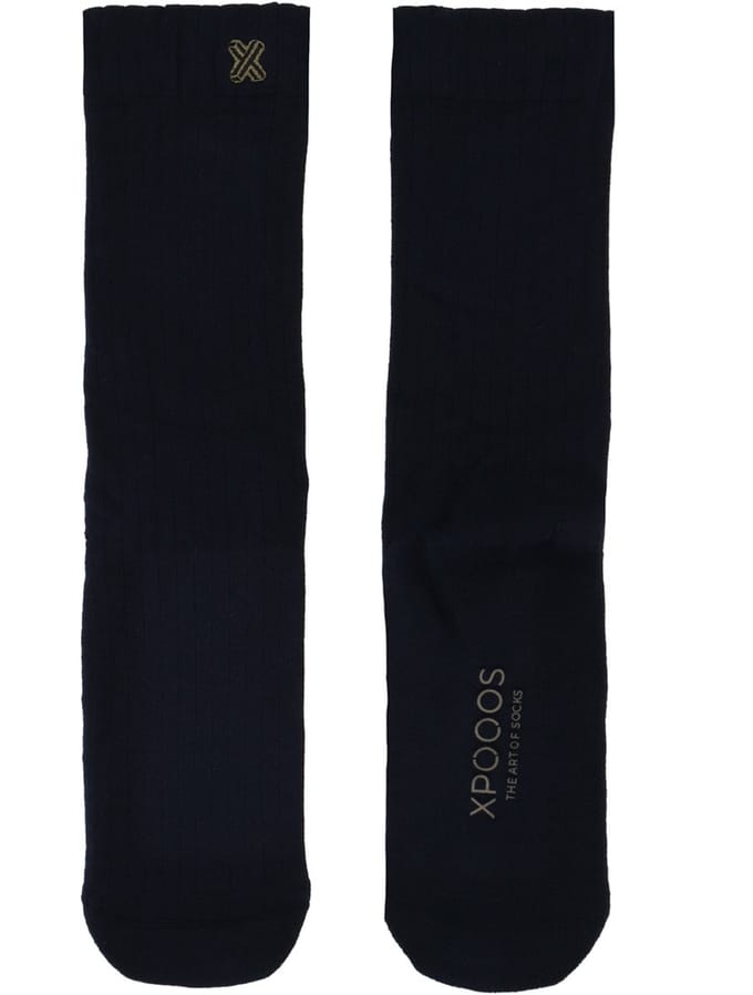 XPOOOS - Essential Den Bosch Unisex bamboe Sokken - Badstof zool - 1-Pack - Maat 39/42 - Marine