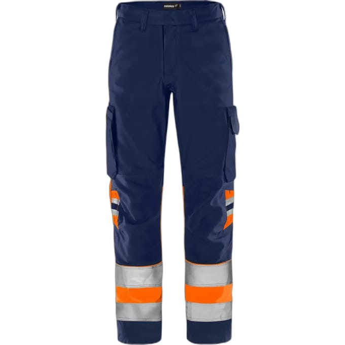 Hoog zichtbare werkbroek klasse 1 Fristads Green 2668 GPLU