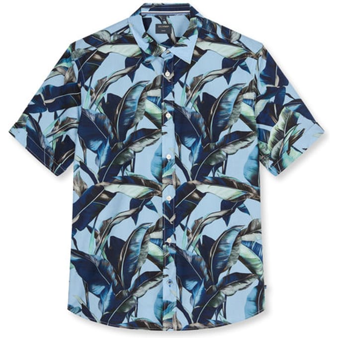 OLYMP Casual Overhemd, Regular Fit, Kent, Bleu