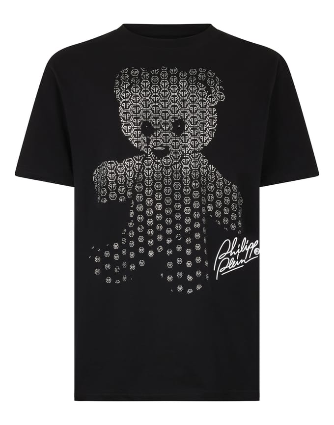 Round Neck T-Shirt Teddy Strass Teddy Bear
