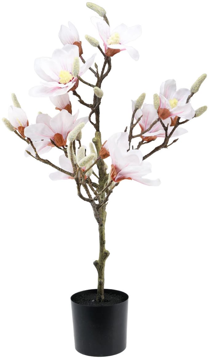Kunstmatige Magnoliaboom Roze 74cm Kunstbloemdecoratie