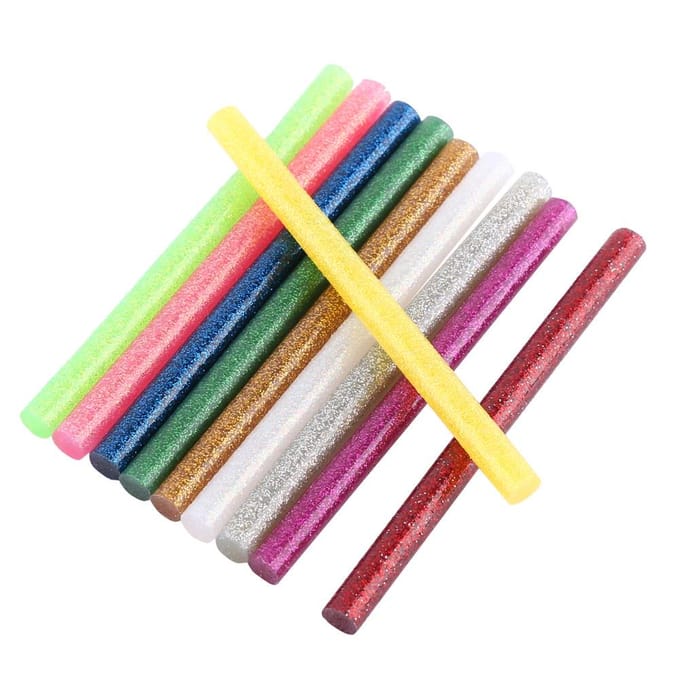 30 pcs Couleurs Mélangées Bâtons de Colle Thermofusible Adhésifs Kit Artisanat Fixation Outils DIY