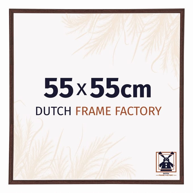 Fotolijst 55x55 cm - Kunststof - Bruin - Angers