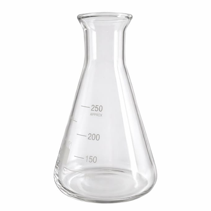 Erlenmeyer - Gegradueerd - Hittebestendig - 250 ml