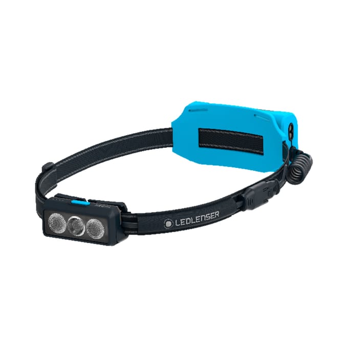 Ledlenser NEO9R hoofdlamp, 1200 lumen, zwart/blauw