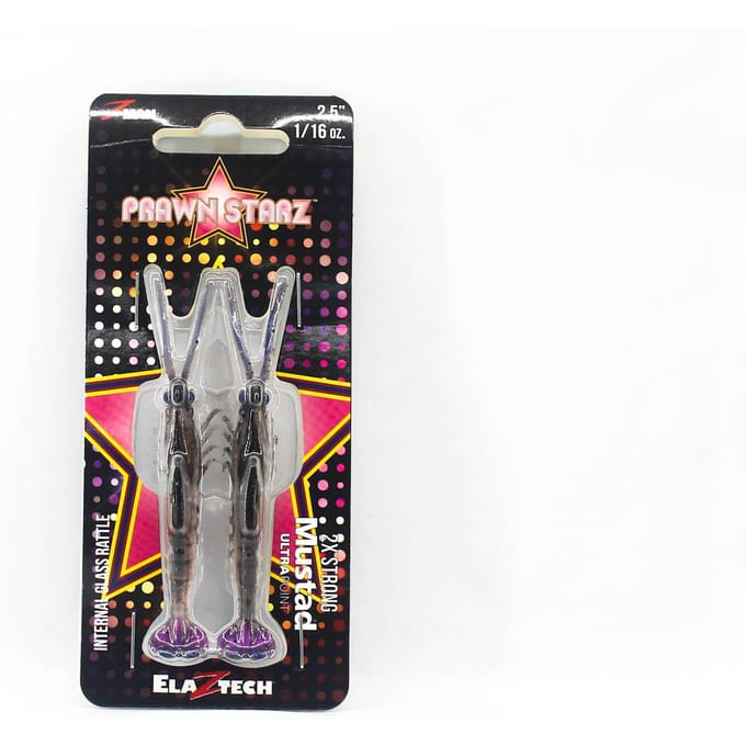 Zman Soft Lure PrawnstarZ 2,5 Inch 2 per Pak Natte Garnaal (2480)