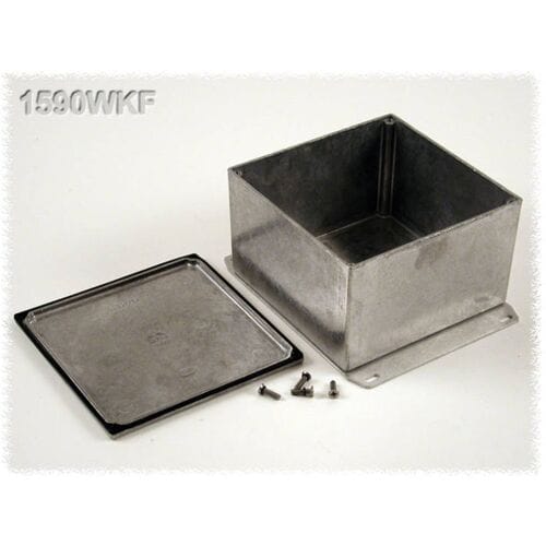 Hammond Electronics 1590WKF Universele behuizing 125 x 125 x 79 Aluminium Natuur 1 stuk(s)