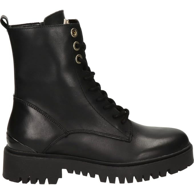Guess Olone Veterboots - Laarzen Met Veters - Dames - Zwart - Maat 38