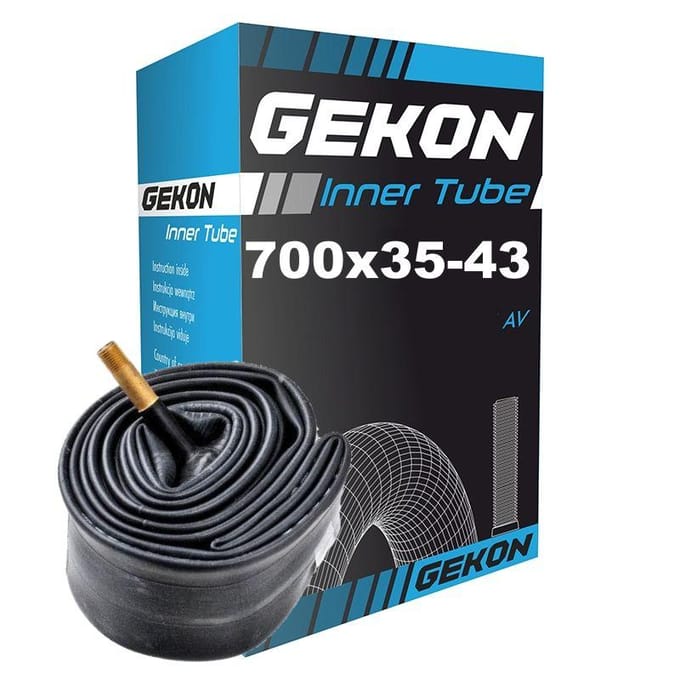 Gekon - Fietsbinnentube - 28”/700 x 35-43 - AV Auto - 48mm