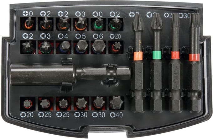 Yato - Udar Set - 23 Stuks - Roestvrij Staal - 1/4" Aandraaimateriaal