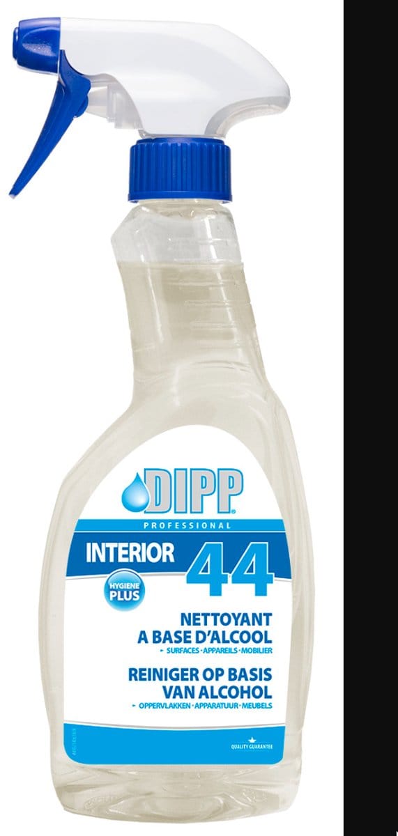 DIPP Professional N°44 - Interieurreiniger - AlcoholSpray - Jasmijn geur - Ontvetter