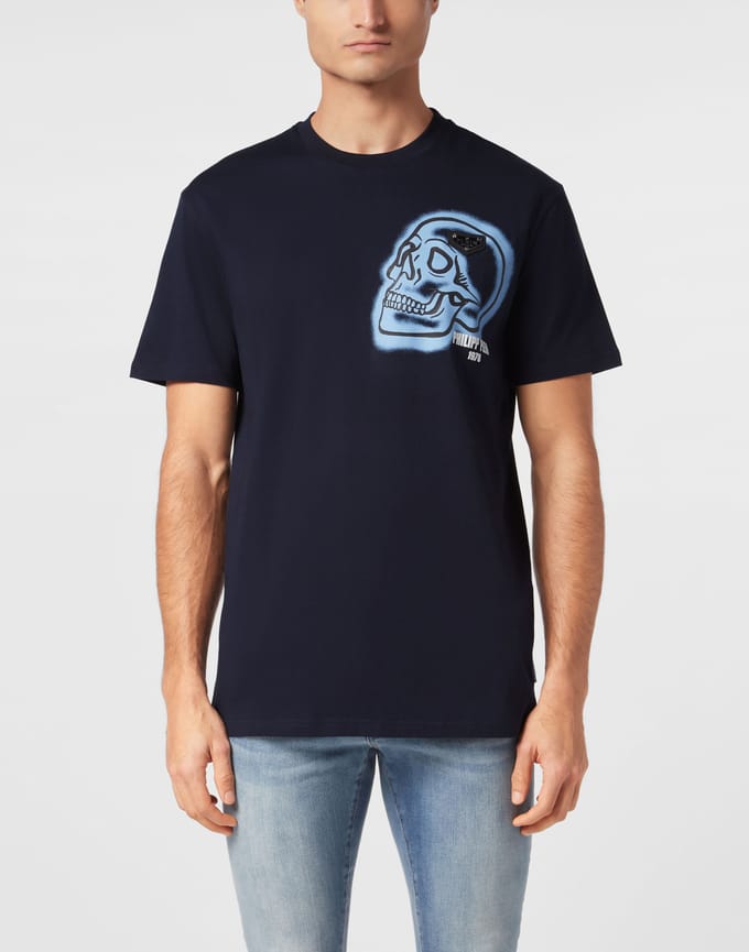 T-Shirt Ronde Hals Ss Skull