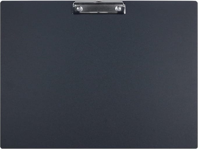 Extra Groot Verticaal Klembord 11x17 Inch Zwart Robuust Plastic Clipbord