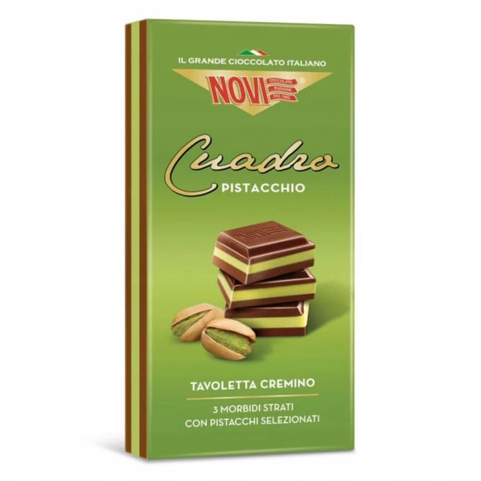 Pistachenoten chocolade cuadro 110g - novi