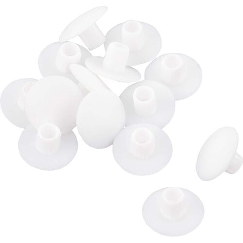Toolstation Afdekkap kunststof wit Ø10mm (20 Stuks)