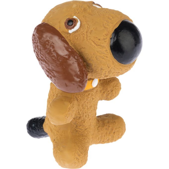TIAKI Hondenspeelgoed Latex Hond 5x5x8cm