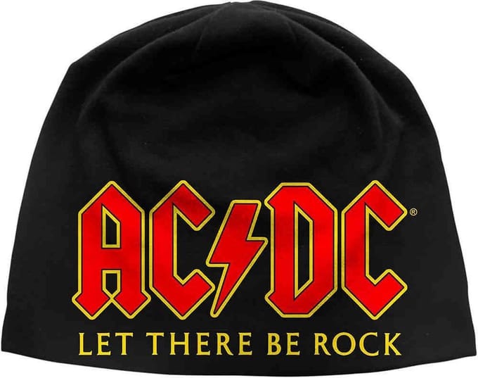 AC/DC - Let There Be Rock Beanie Muts - Zwart