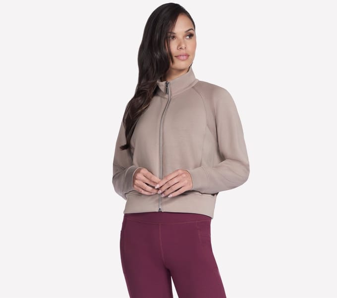 Skechers SKECHERS COZY LUXE JACKET Dames Vest - Desert
