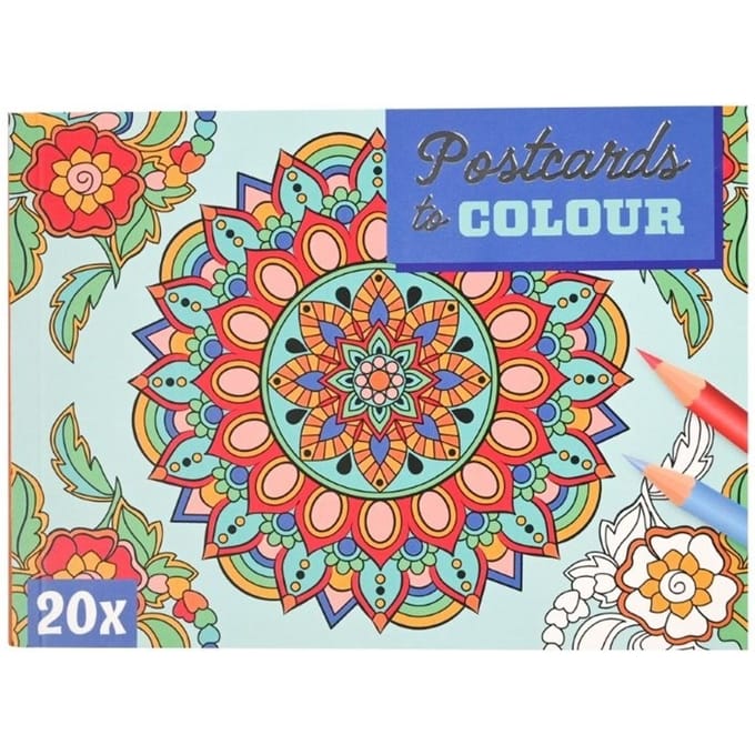Mandala Wenskaarten om zelf te kleuren - 20 stuks
