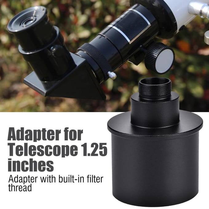 Fotografie Adapterring voor Telescoop 1.25in Schroefdraad voor Video-opname white