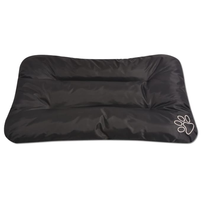 vidaXL - Hondenmatras - maat - L - zwart