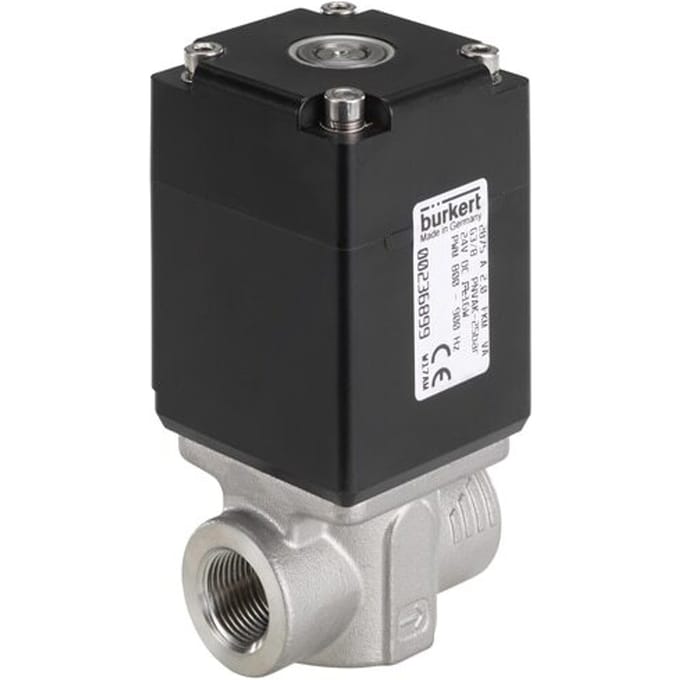 Magneetventiel G3/8'' NC RVS EPDM -1-10bar/-15-145psi 24VDC 2875 283032