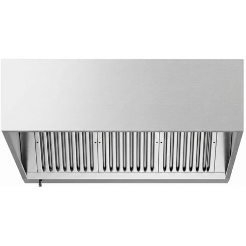 GGM Gastro Kastenhaube - 1400mm - mit Filter & Lampe Zilver