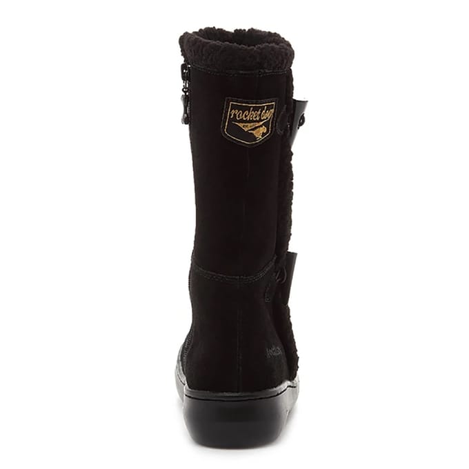 Rocket Dog Dames/dames Helling Halverwege de kuitwinter laars (Zwart)