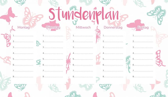 Wallvy - Magnetisch Lesrooster - Zoete Vlinders - 30x17,5 cm