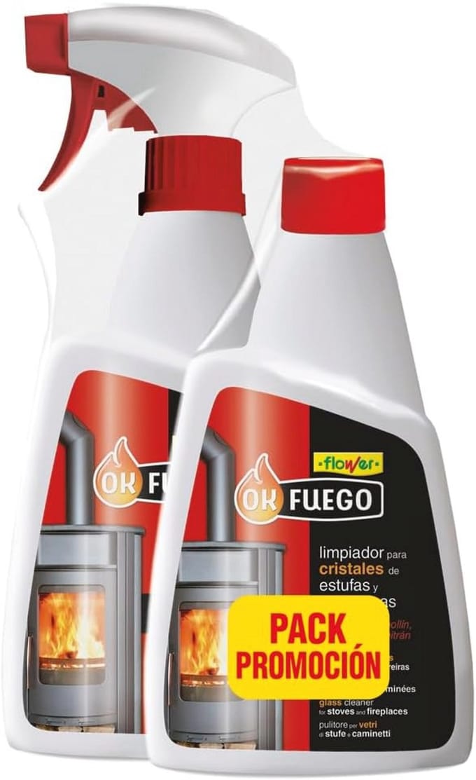 Fornuis en open haard onderhoudsreiniger 500 ml - 2 stuks