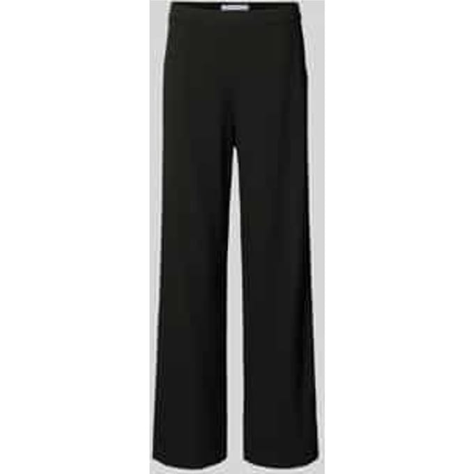 Wide leg stoffen broek met elastische band Model 'PALINA'