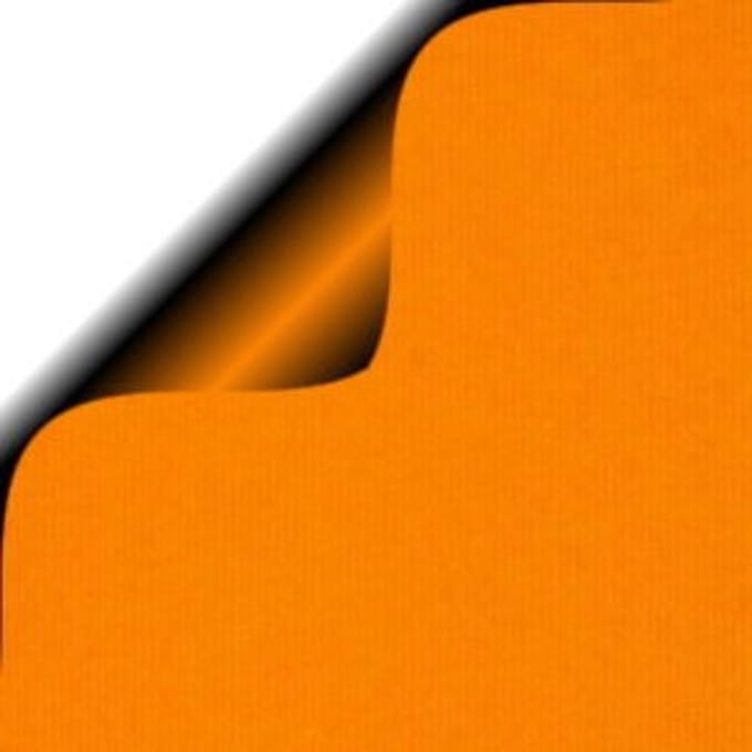 Effen Mat Oranje Inpakpapier – 70 cm × 200 m – 70 g/m² Gestreept