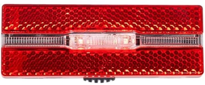 Achterlicht voor Bagagedrager - Rood - Veilig Fietsen in het Donker