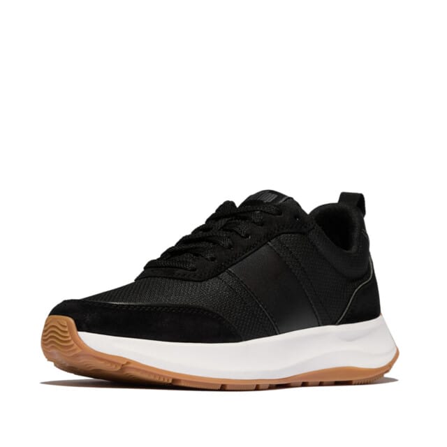 FitFlop F-mode flow suede-mix flatform sneakers
