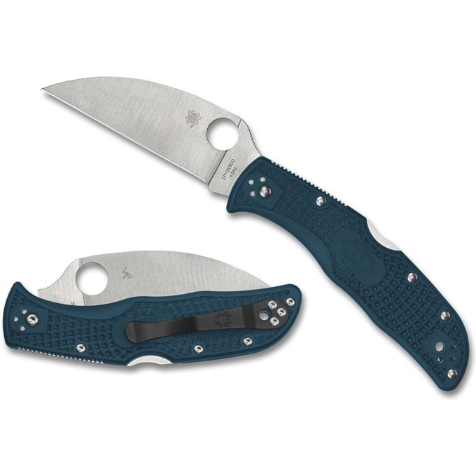 Spyderco Zakmes Endela Lightweight Wharncliffe Blue K390 PE