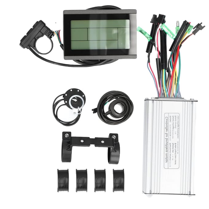 Elektrische Fiets Controller Conversie Kit met voor KT‑LCD3 Display voor 36V 48V 500W Motor gray
