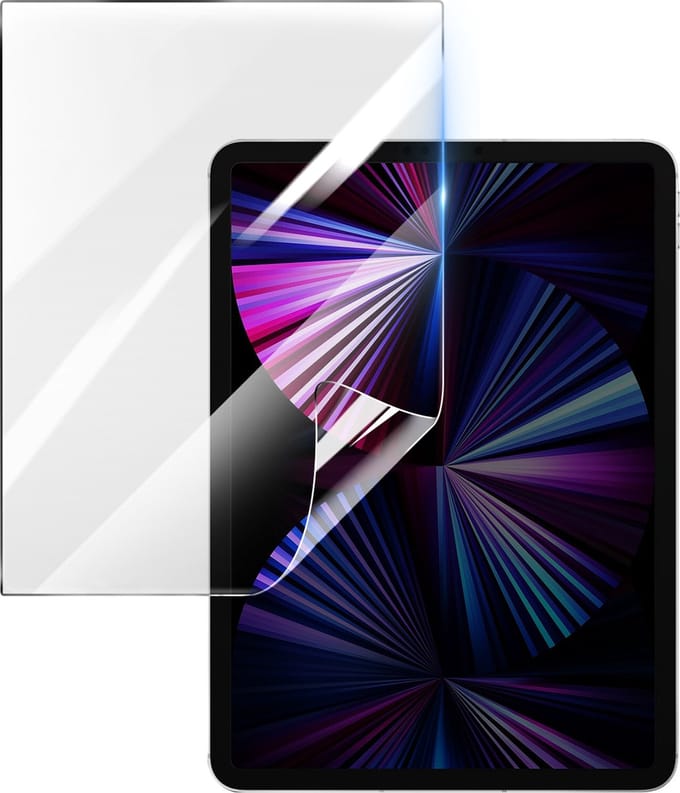 3mk, Geschikt voor iPad Pro 11 2021, Schokbestendige Hydrogel Screenprotector, Transparant