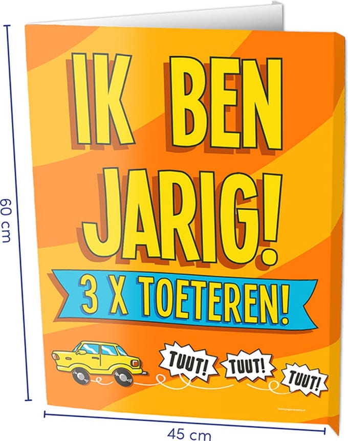 Paperdreams Window signs - Gefeliciteerd