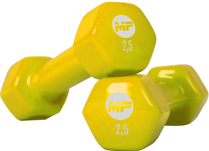Vinyl dumbbells MP920 2 x 2,5 kg