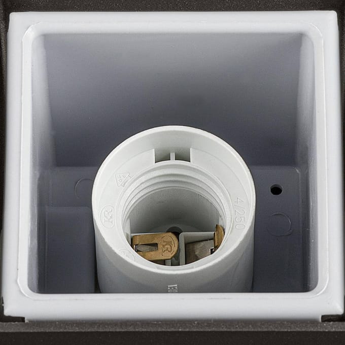 SLV GRAFIT E27 11W staande buitenlamp vierkant IP44 900mm antraciet (1006184)