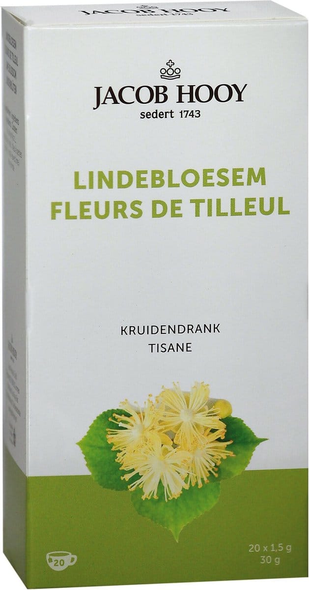 Jacob Hooy Lindebloesem Theezakjes 20 stuks