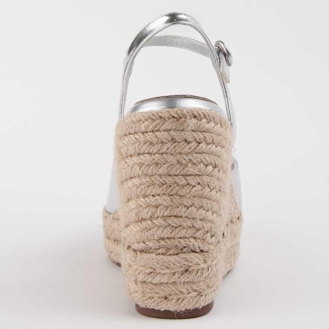 Alpargata De Cuña Para Mujer. Montevita Balenci 102927 41 zilver