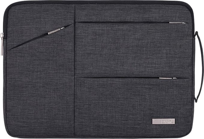 Canvas Artisan Laptopsleeve 14 inch - Laptophoes - Zwart