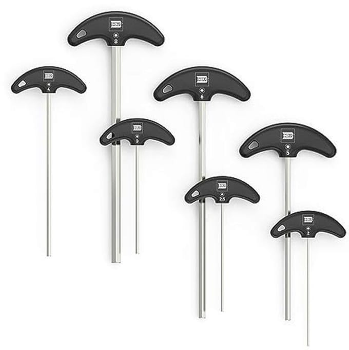 T-Handvat Inbussleutel Set - 7 Stuks van 2-8mm